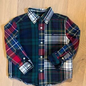 Polo by Ralph Lauren Boys Multicolor Plaid Button-Down Shirt